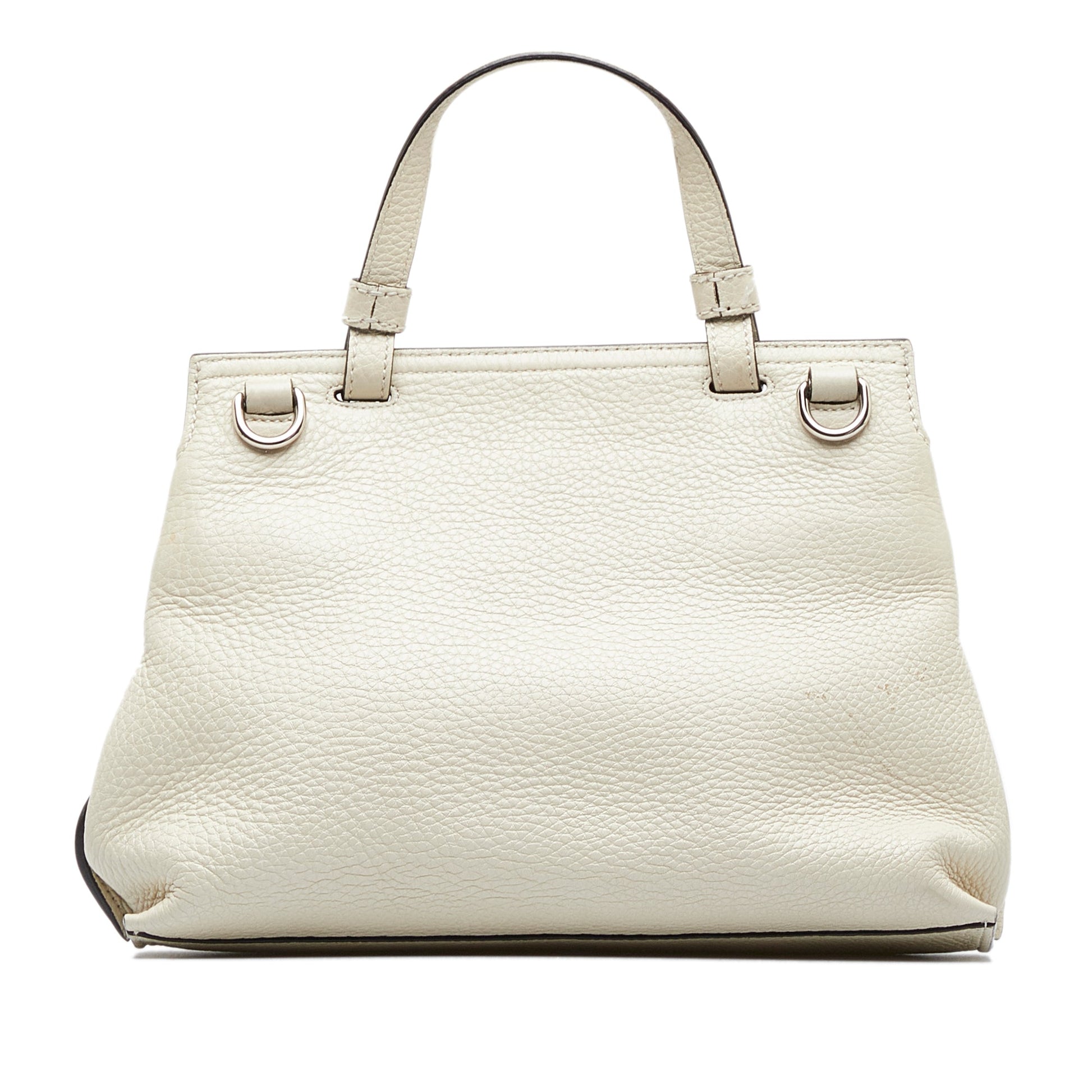 Gucci Twist Leather Top Handle Handbag