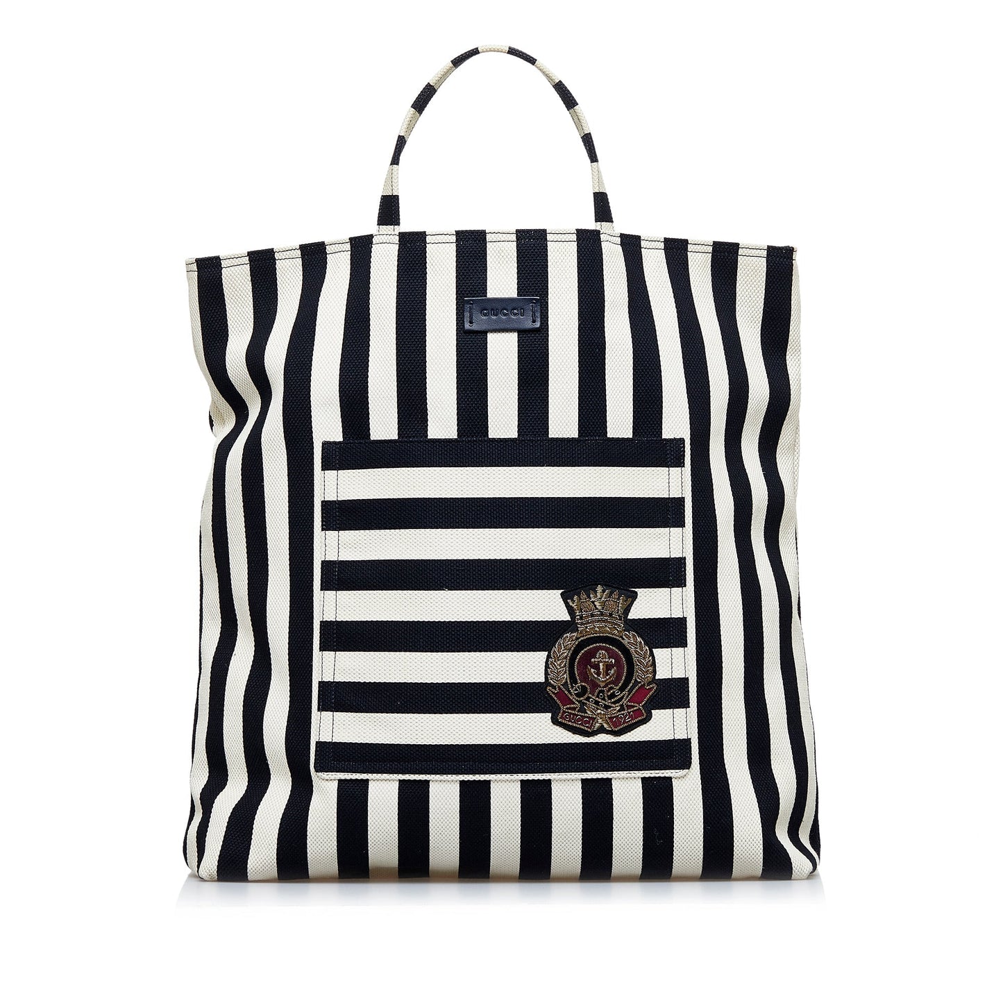 Gucci White Canvas Tote Style 1