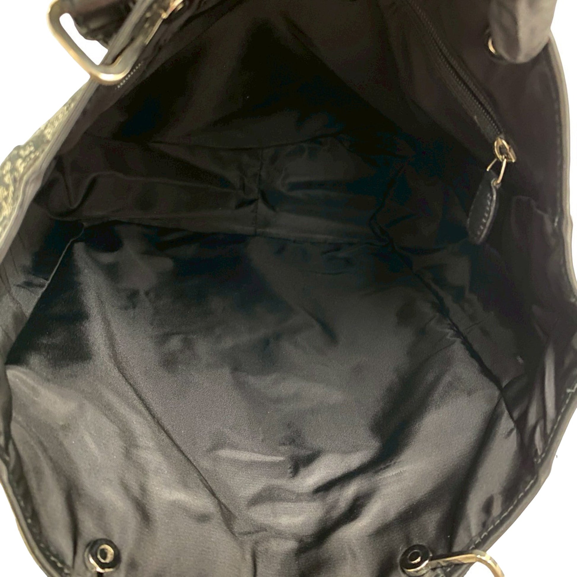 Black Dior Diorissimo Trotter Canvas Tote