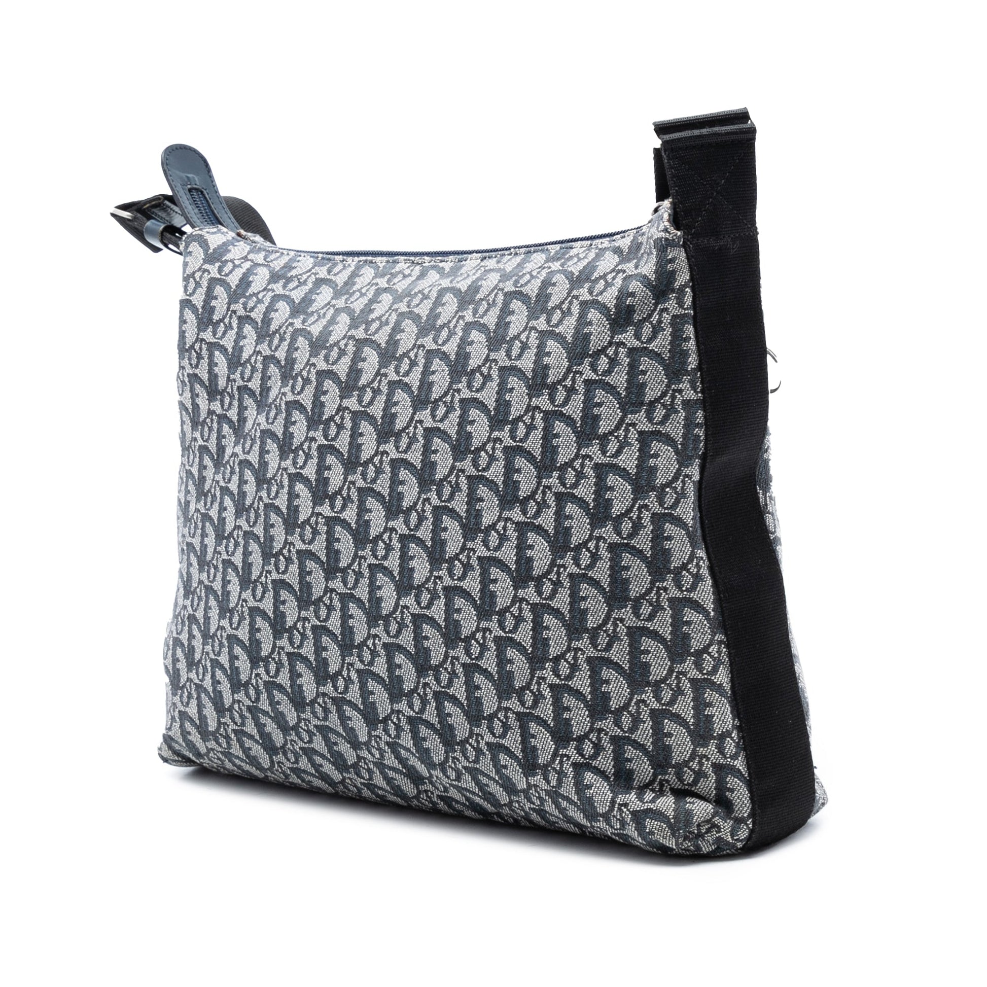 Blue Dior Diorissimo Trotter Canvas Crossbody