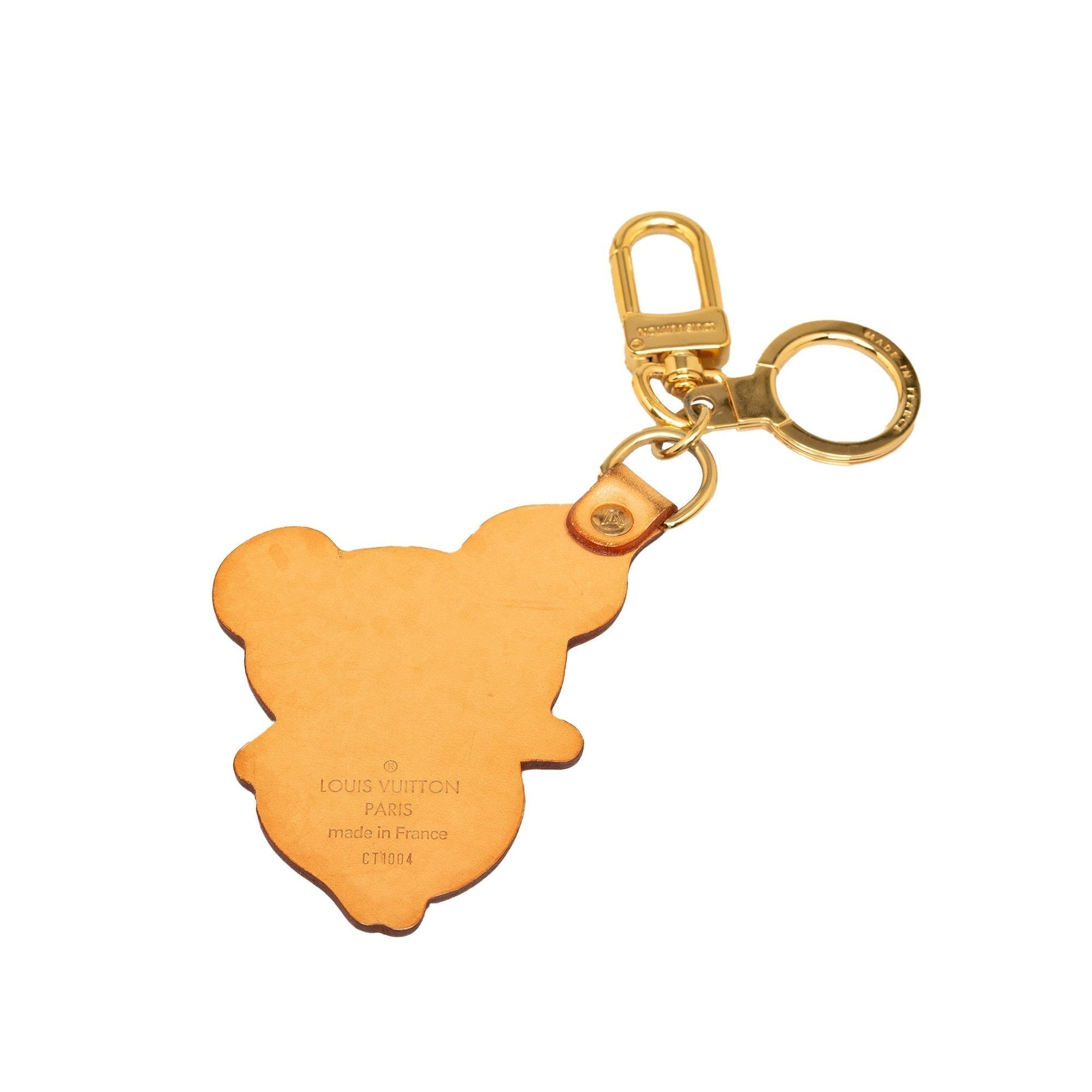 Brown Louis Vuitton X Murakami Panda Porte Cles Key Chain Crossbody