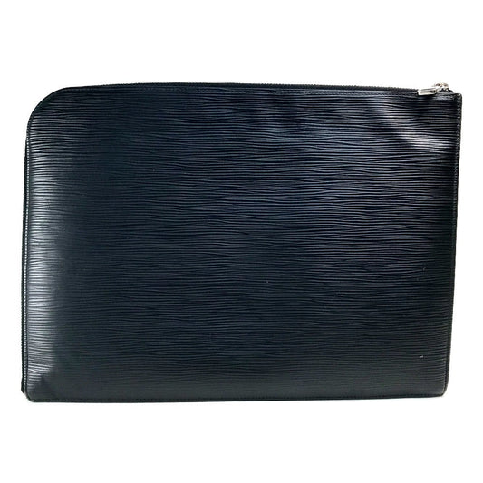 LOUIS VUITTON business bag M64153 Epi Leather black Epi Pochette Jules GM NM mens