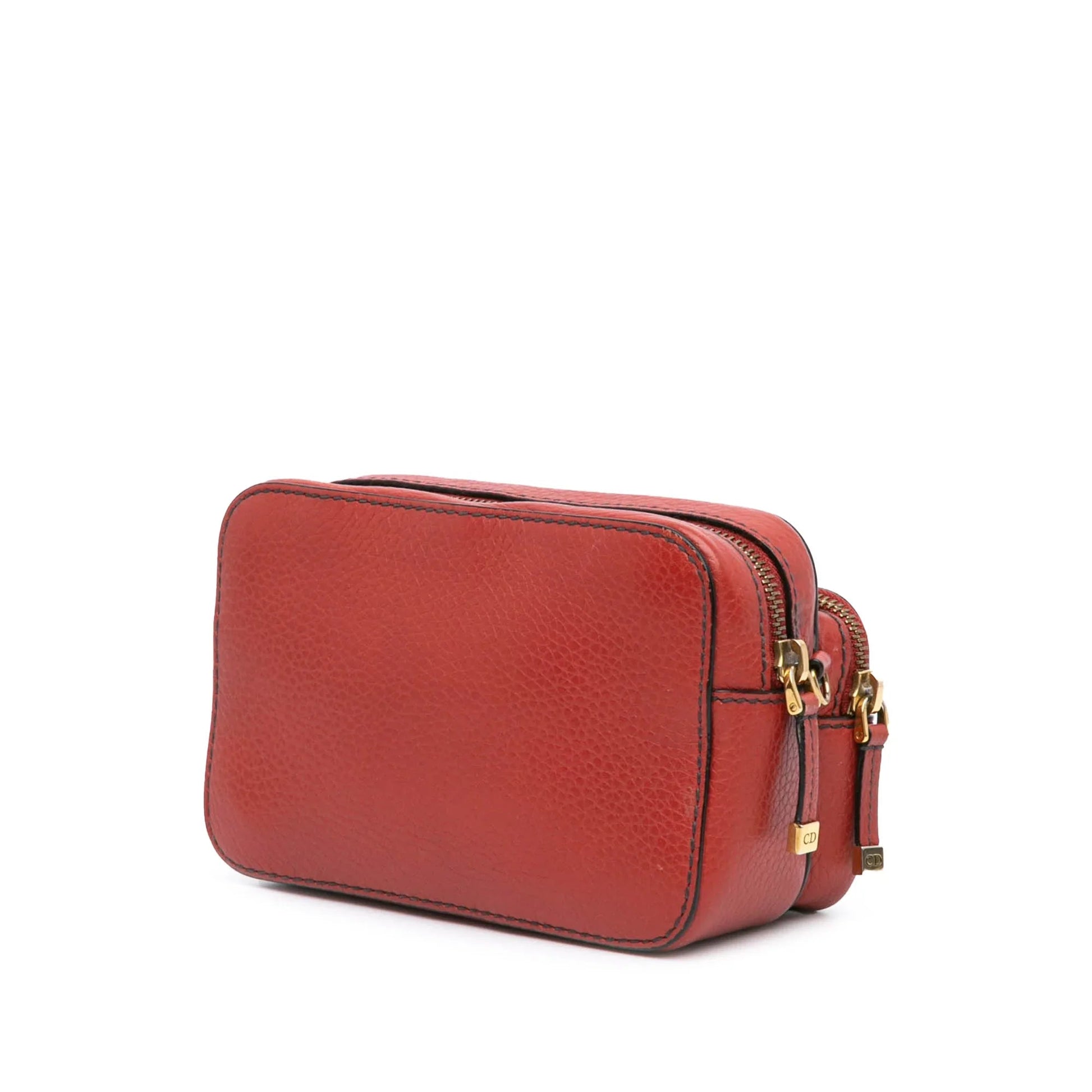 Red Dior Leather JAdior Camera Bag