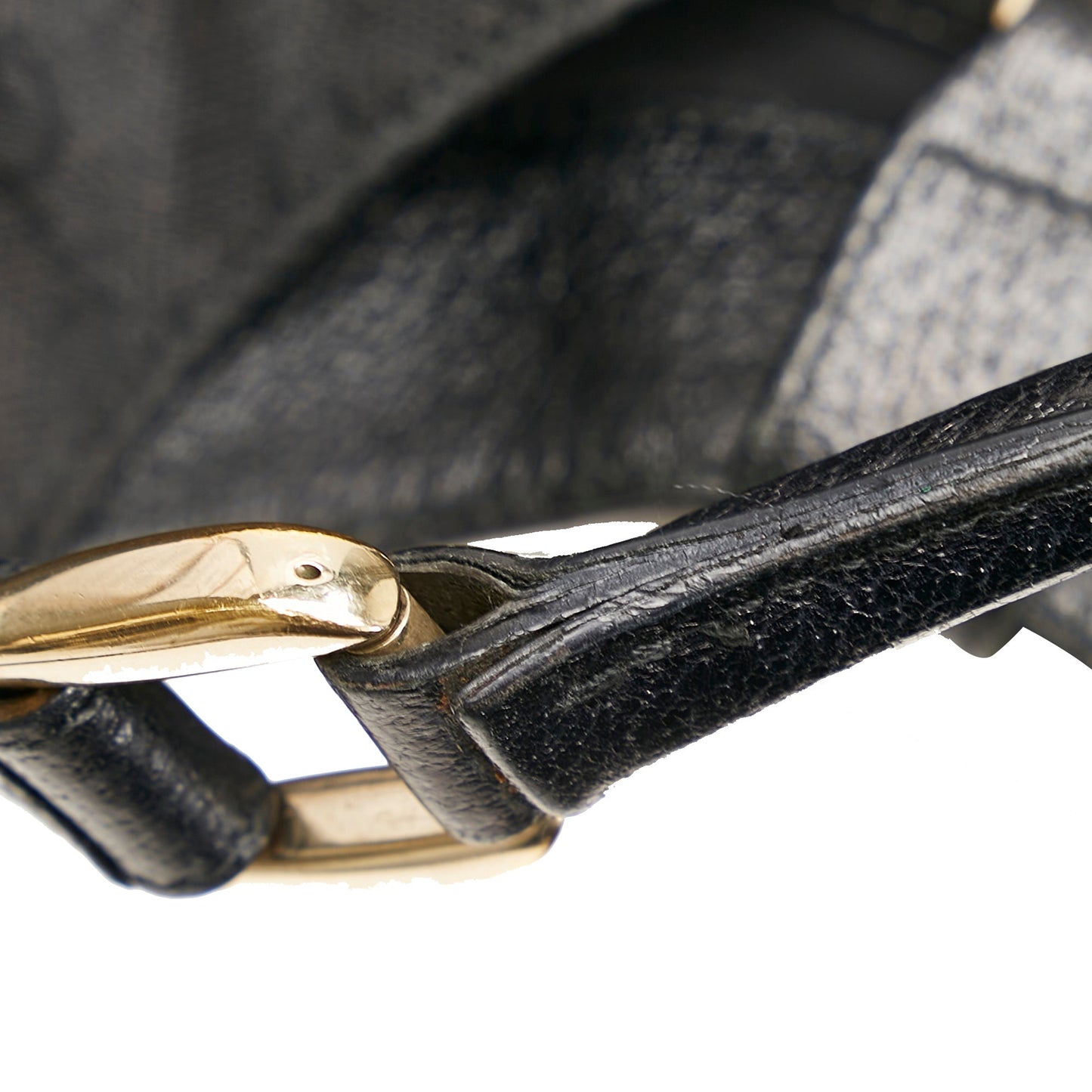Gucci Jackie Leather Canvas Shoulder Bag Style 32