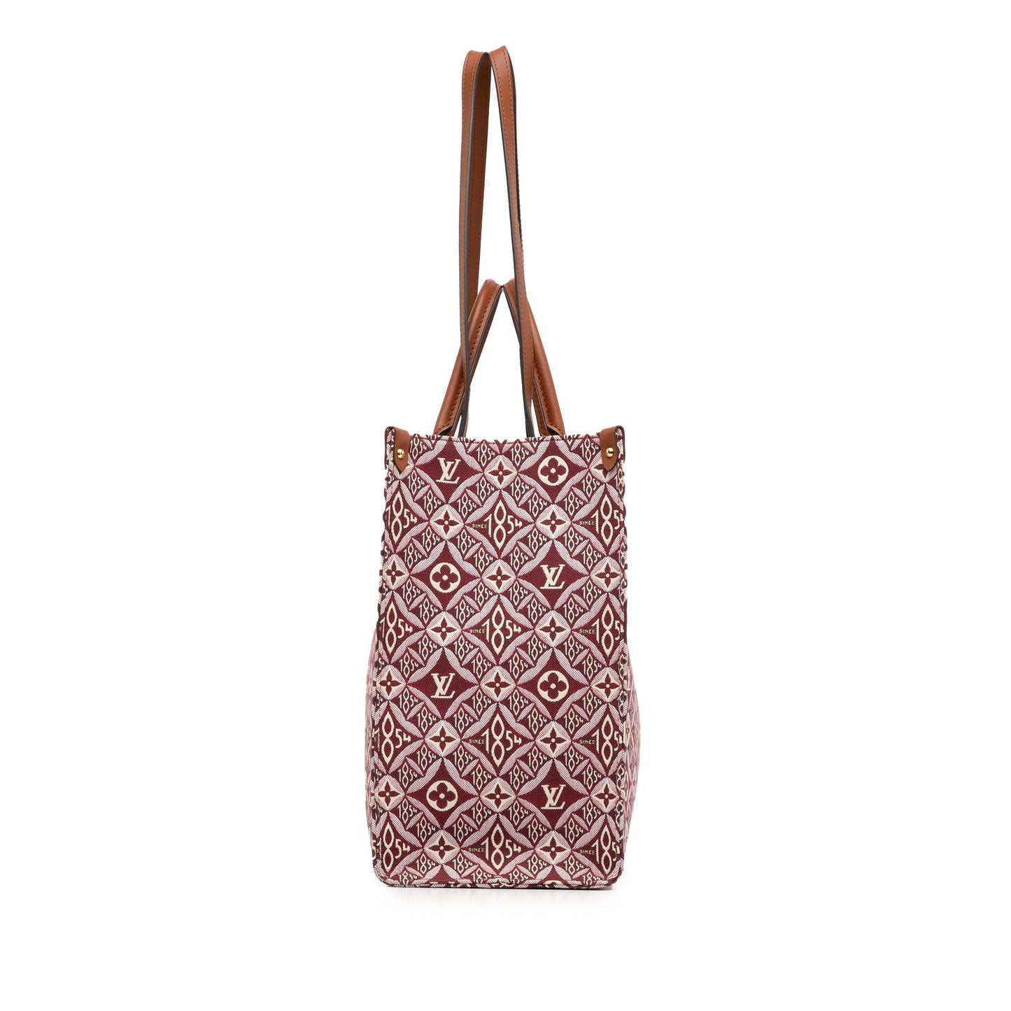 Red Louis Vuitton Monogram Since 1854 Onthego GM Satchel