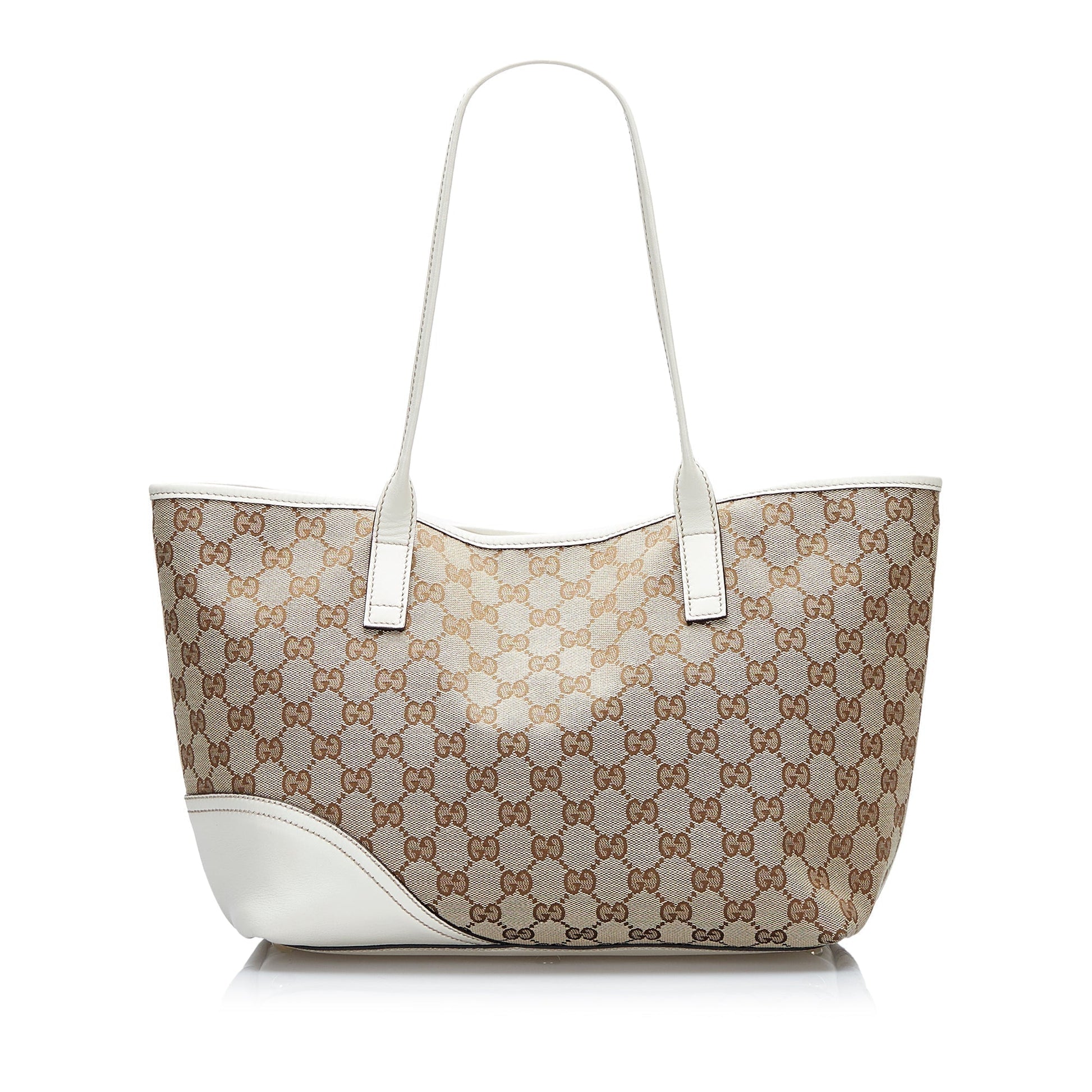 Gucci Leather Canvas Tote Style 45