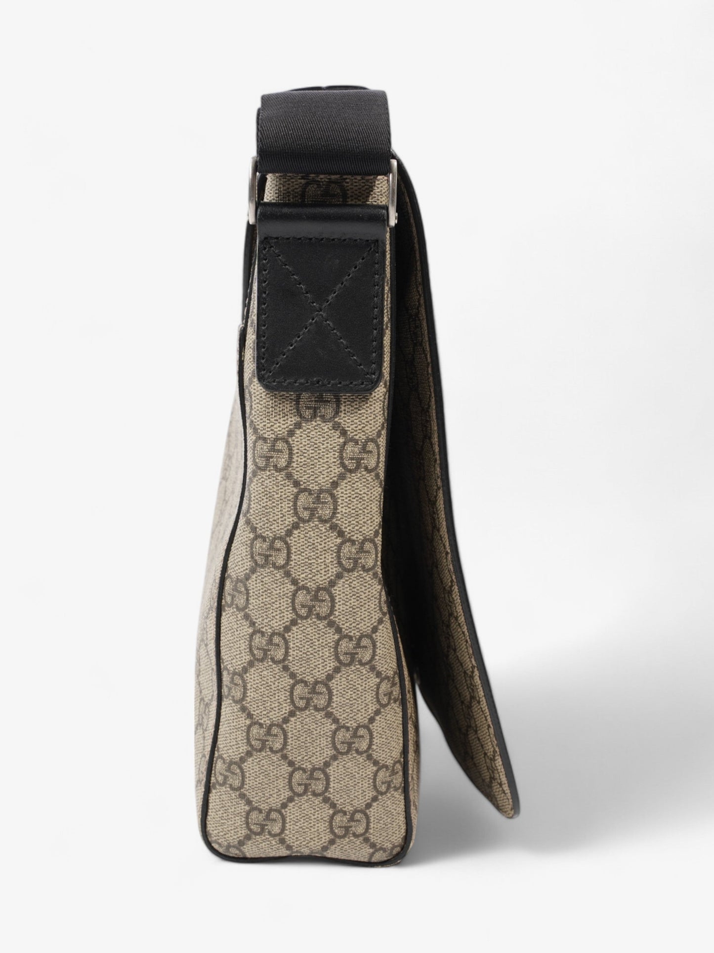 Gucci Web Messenger GG Supreme / Green / Red Canvas
