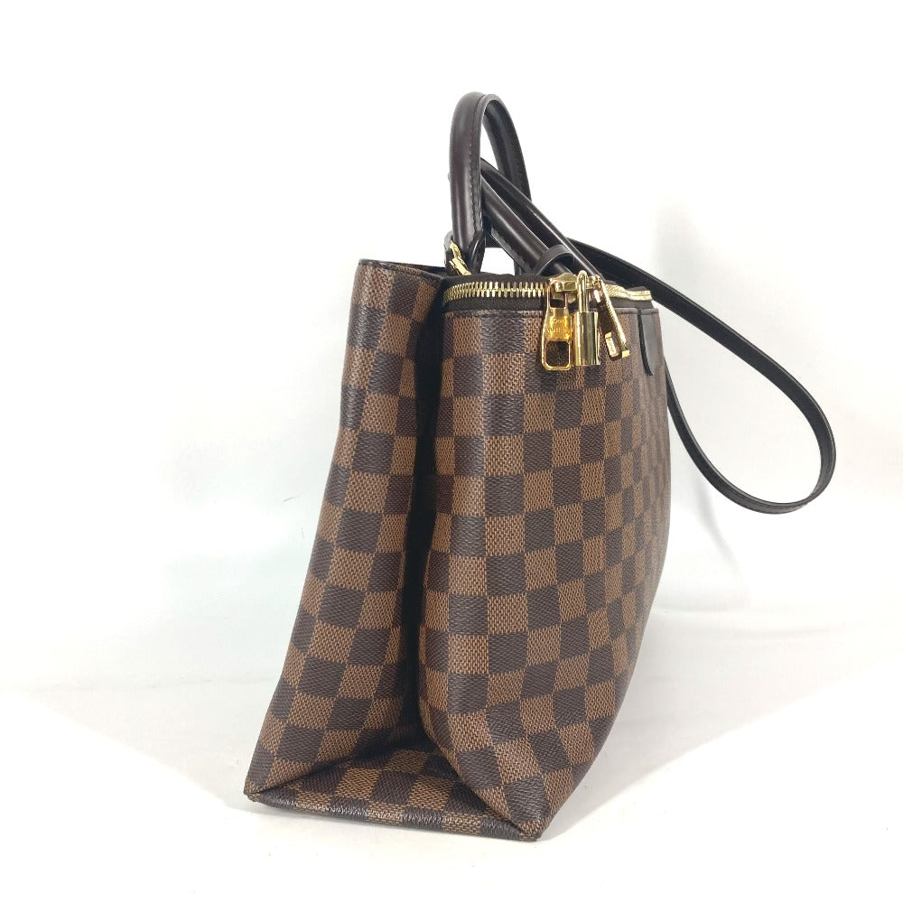 LOUIS VUITTON Handbag Damier canvas Brown Damier Brompton Women