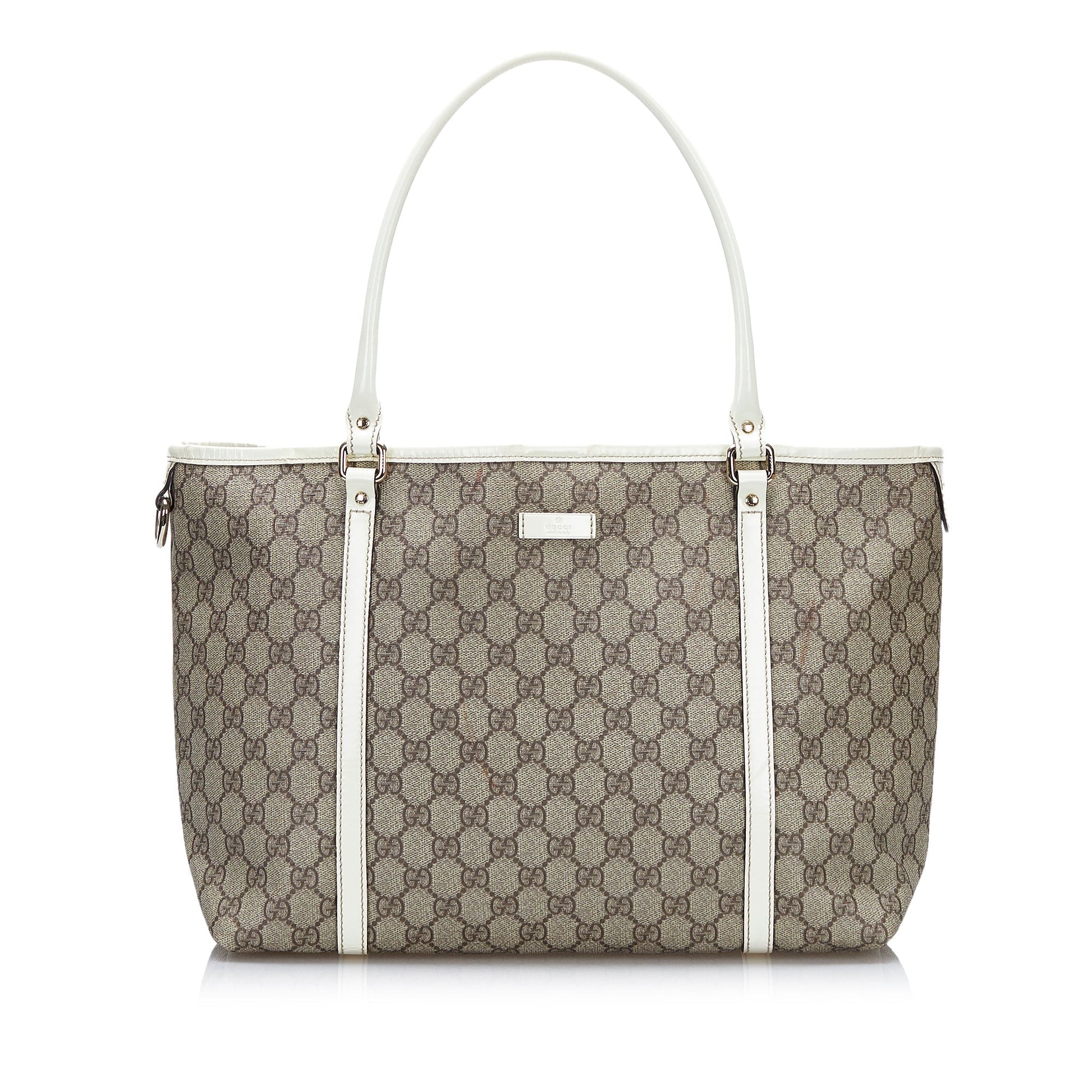 Gucci Leather Canvas Tote