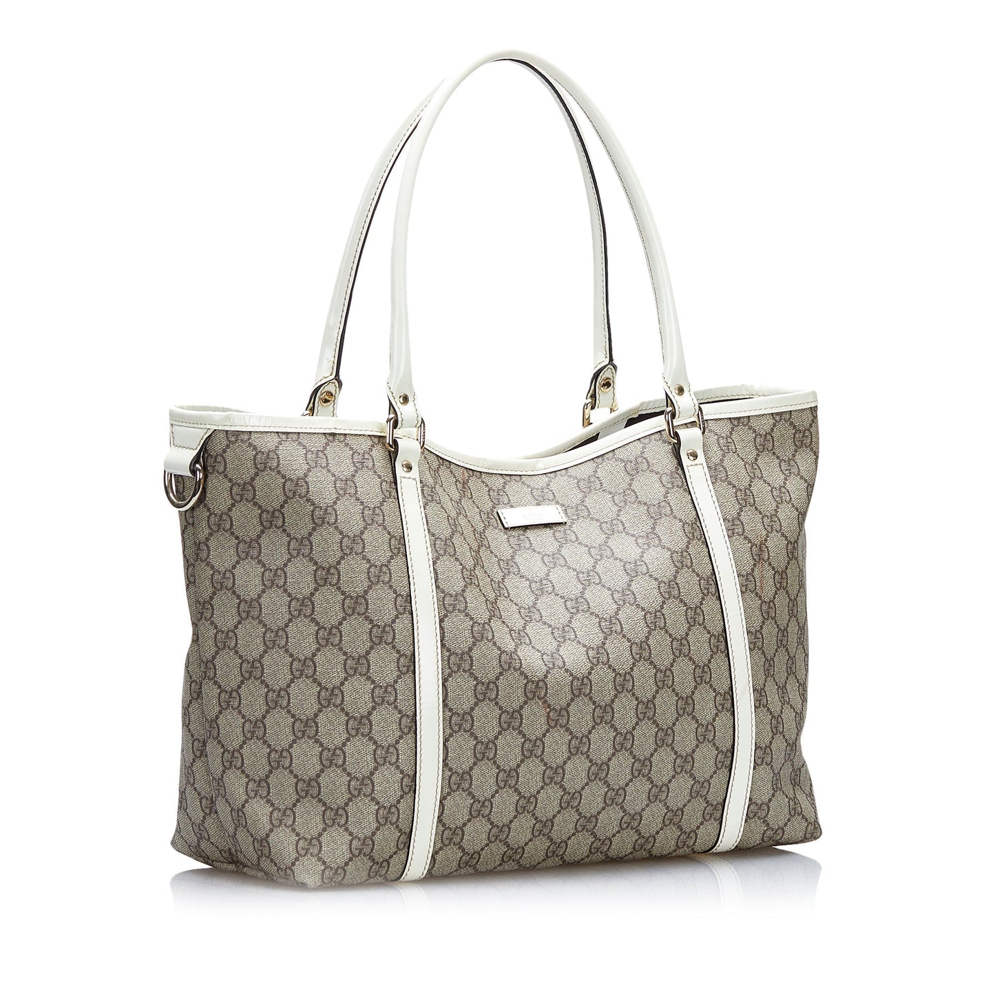 Gucci Leather Canvas Tote