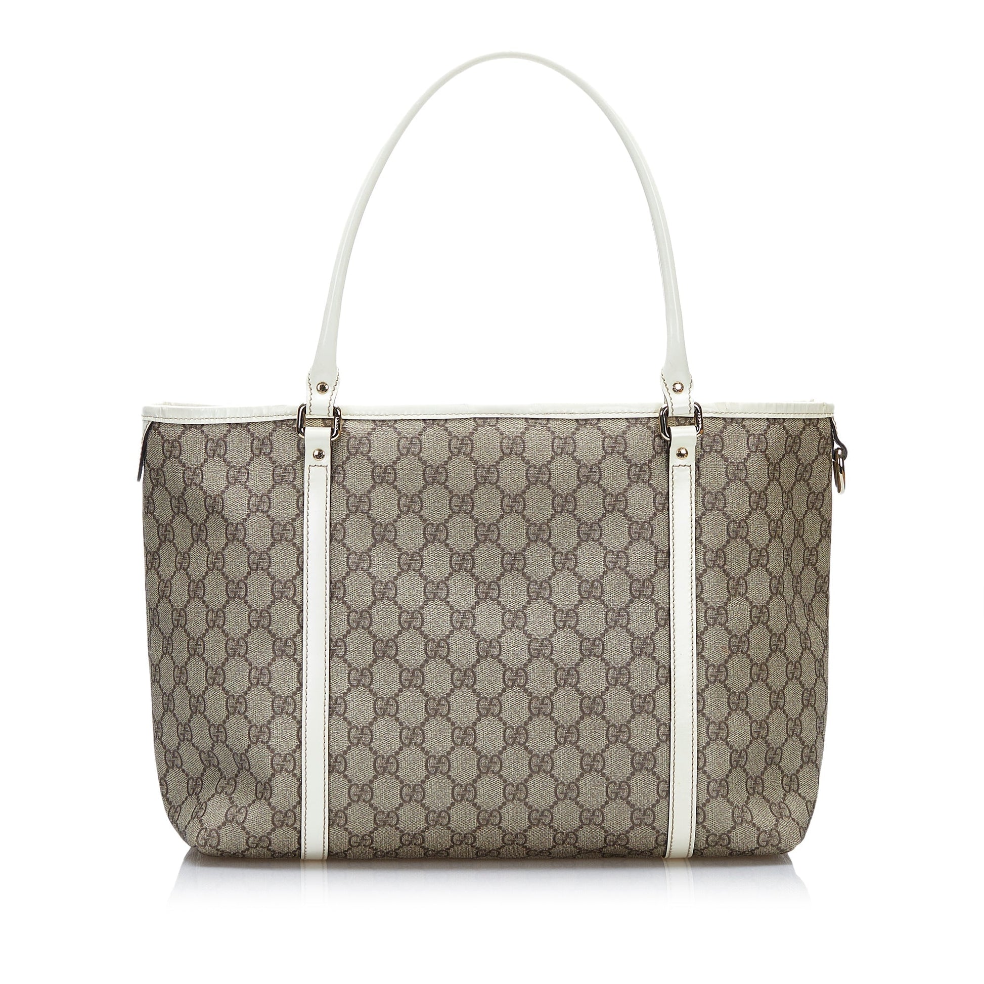 Gucci Leather Canvas Tote