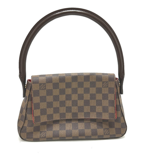 LOUIS VUITTON Tote Bag Damier canvas Brown Damier Mini Looping Women