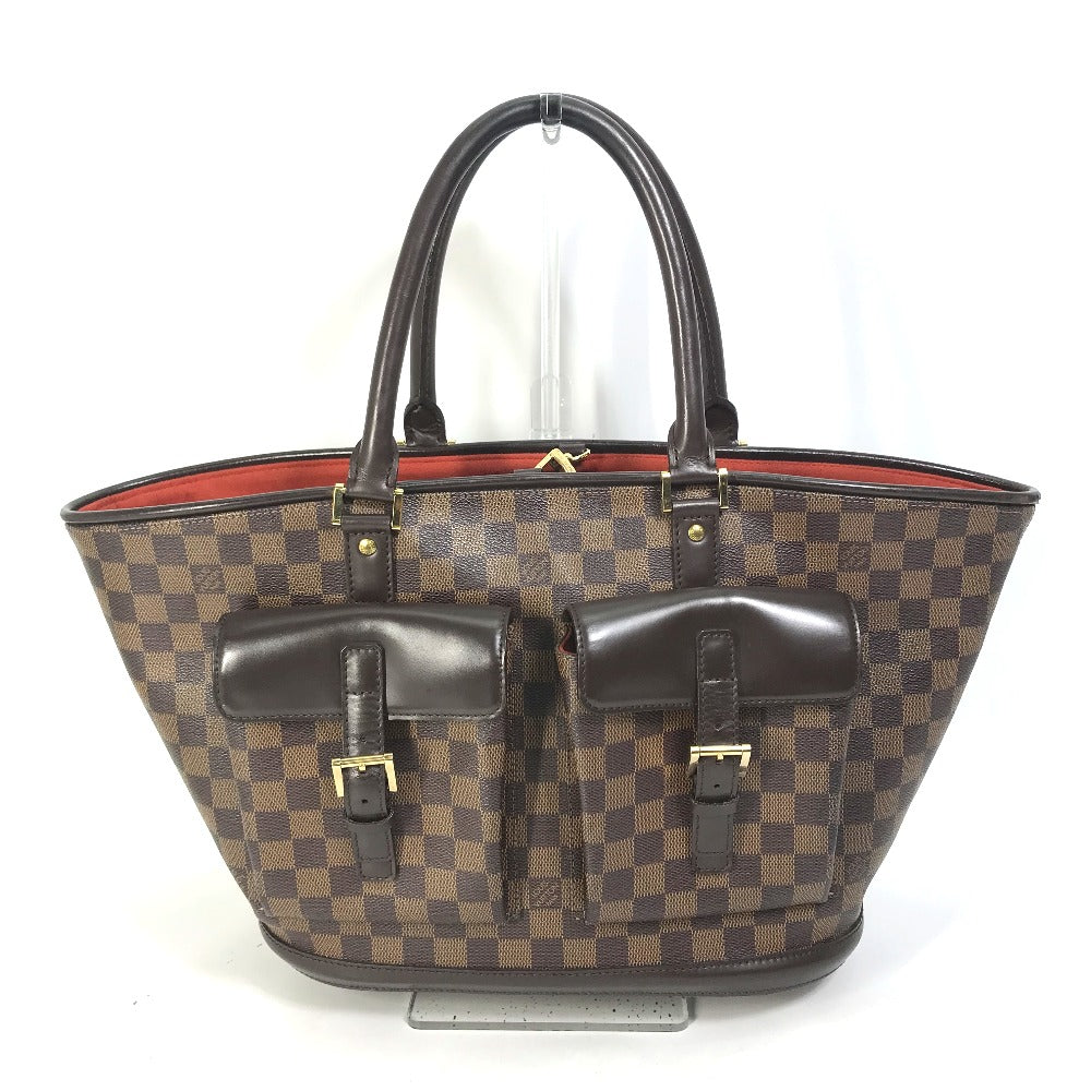 LOUIS VUITTON Tote Bag Damier canvas Brown Damier Manosque GM Women