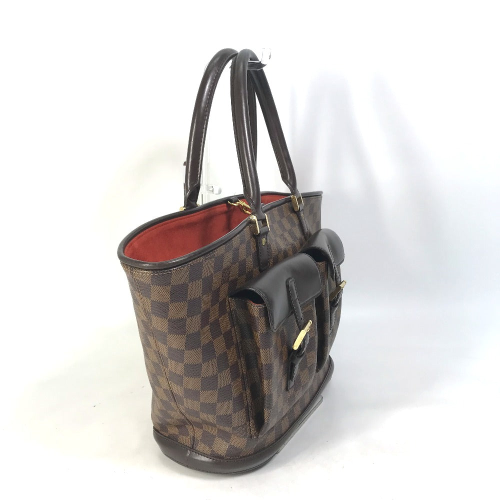 LOUIS VUITTON Tote Bag Damier canvas Brown Damier Manosque GM Women