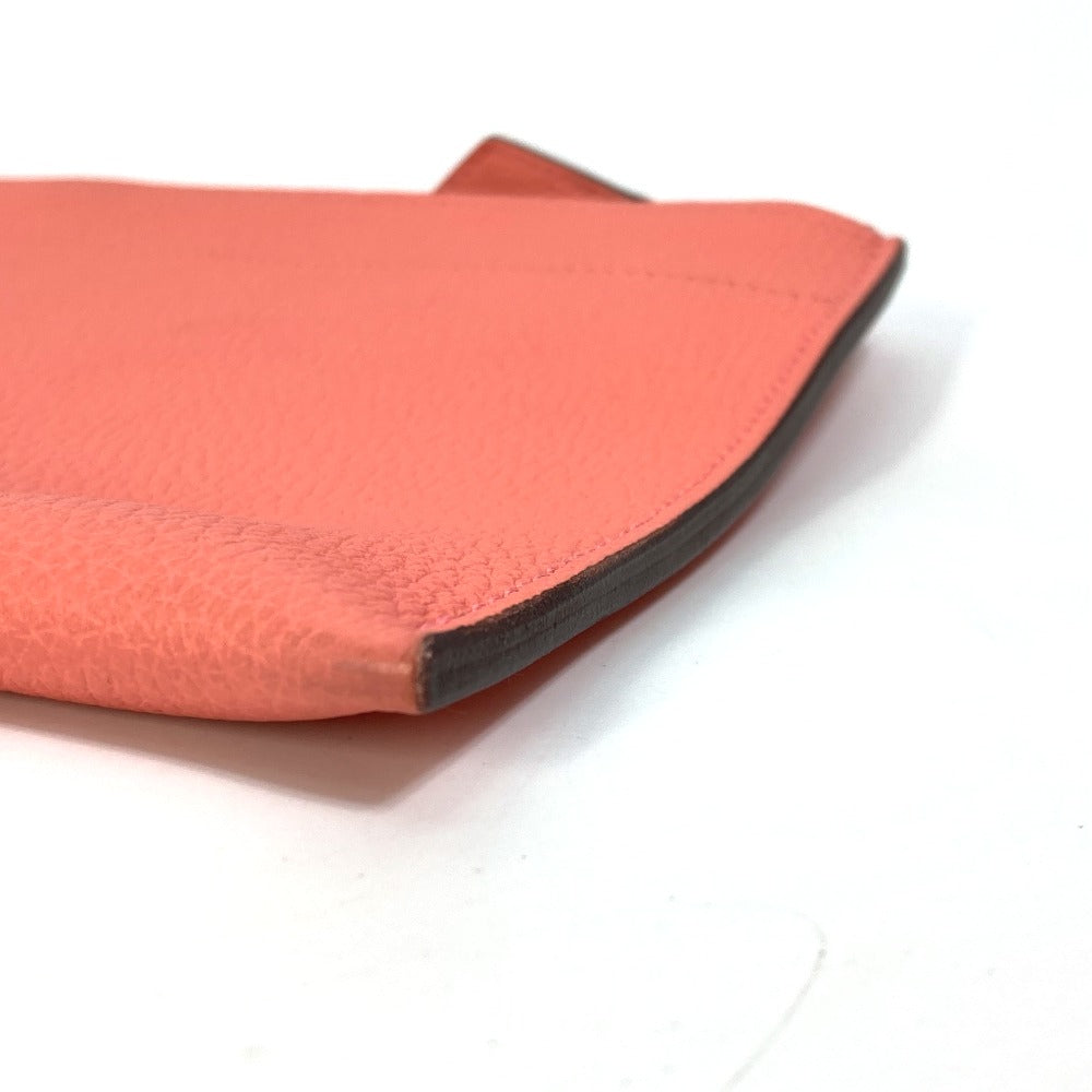 HERMES Pouch Togo pink Bazaar Mini PM Women