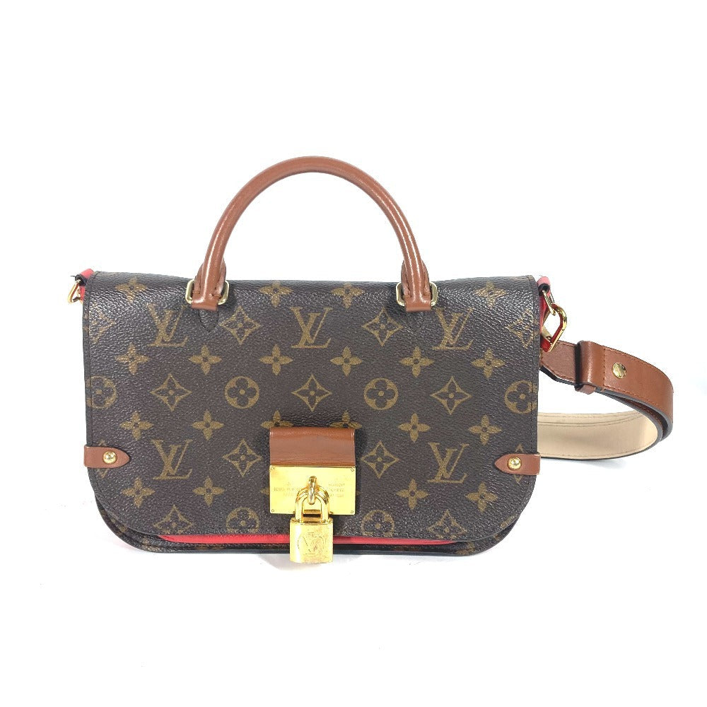 LOUIS VUITTON Handbag Monogram canvas Brown Monogram Vosillar PM