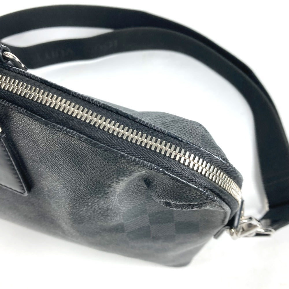 LOUIS VUITTON Business bag N48224 Damier Grafitto Canvas black Damier Grafitte Porte Document Jules PDJ mens