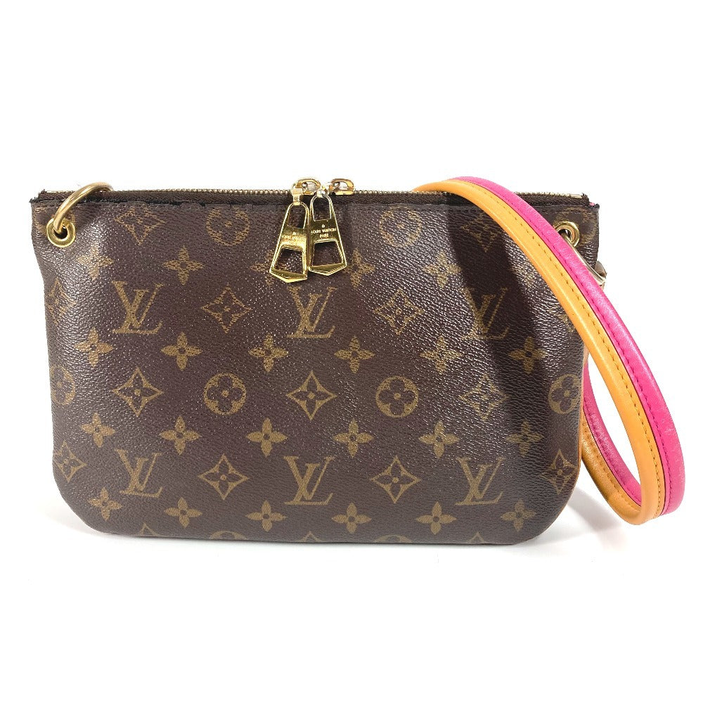 LOUIS VUITTON Shoulder Bag PVC Brown Monogram Loretta