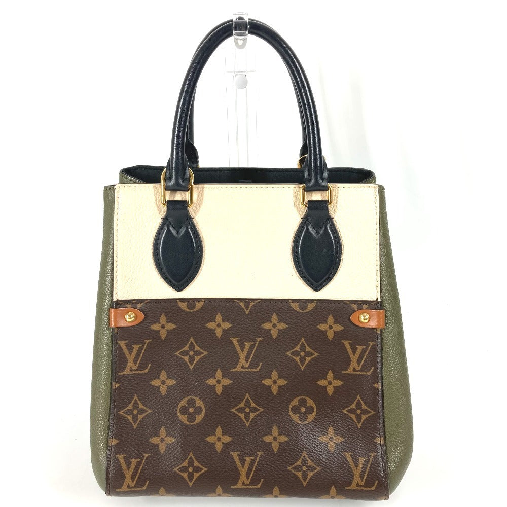 LOUIS VUITTON Handbag Monogram canvas, leather Brown Monogram Fold Tote PM