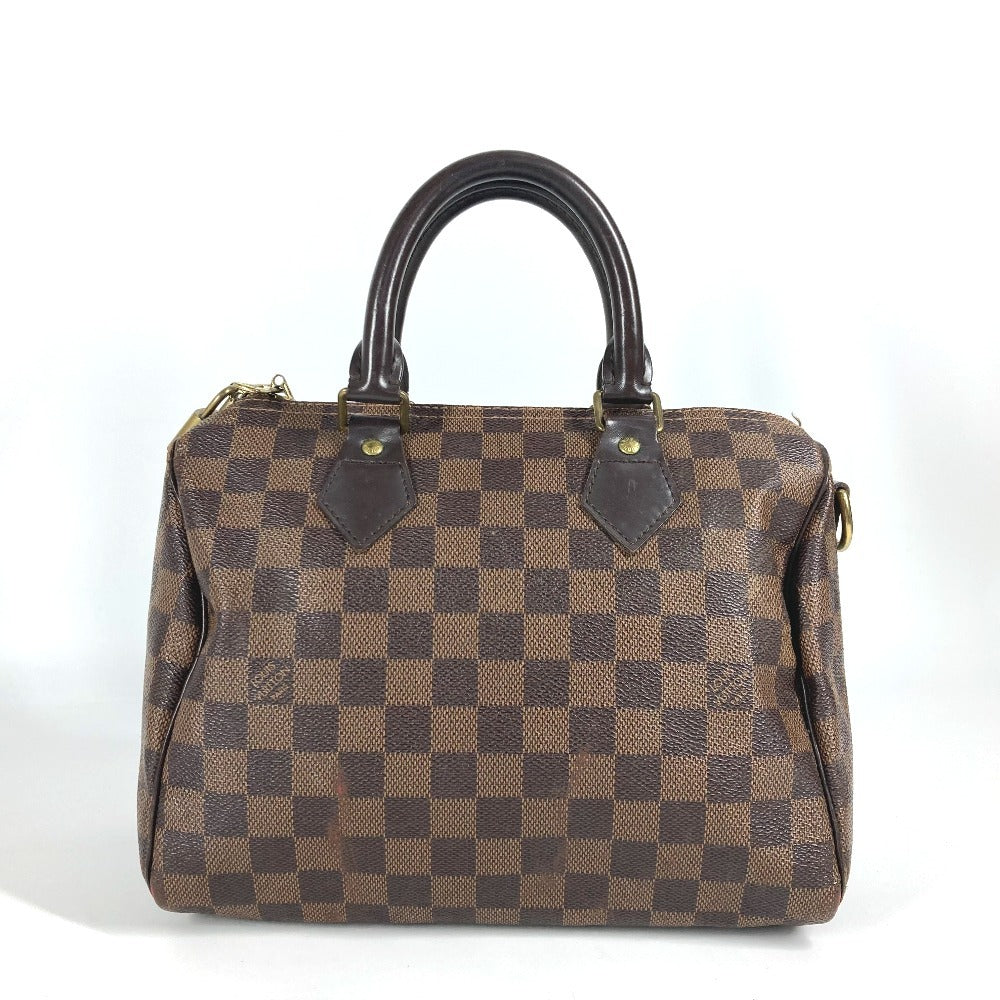  LOUIS VUITTON Handbag Damier canvas Brown Damier bandouliere 25