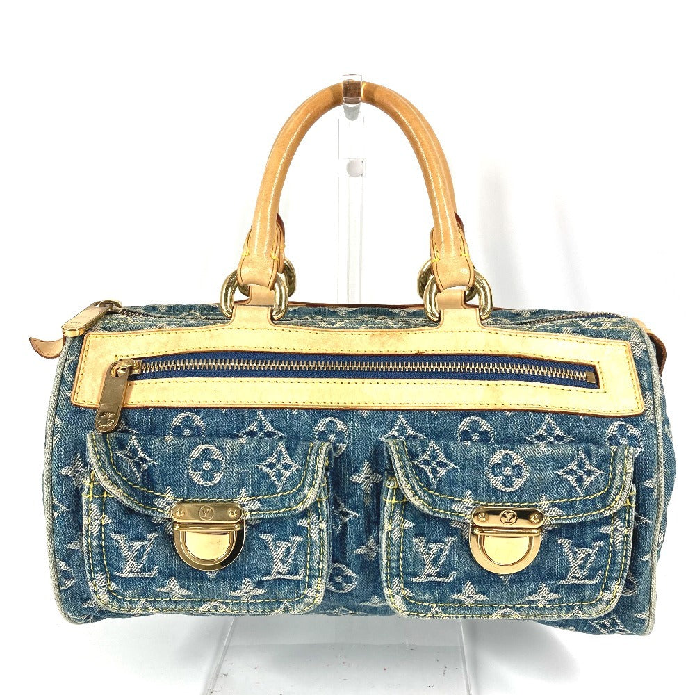 LOUIS VUITTON Handbag Monogram denim canvas blue Monogram denim Neo