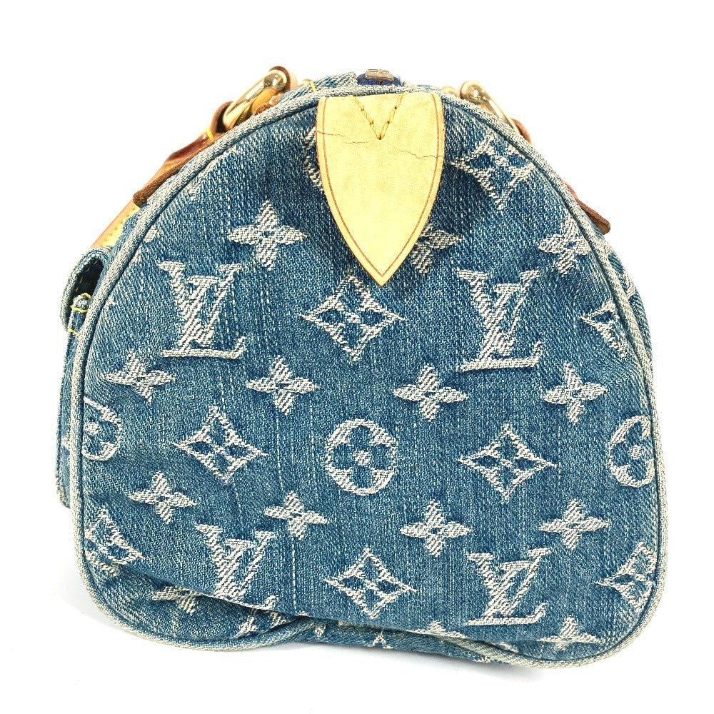 LOUIS VUITTON Handbag Monogram denim canvas blue Monogram denim Neo