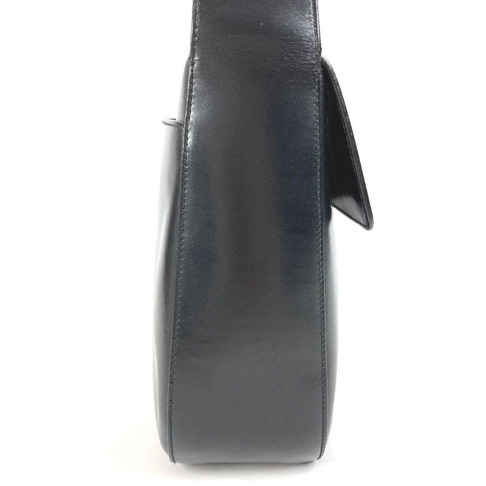 PRADA Shoulder Bag B7470 leather black logo