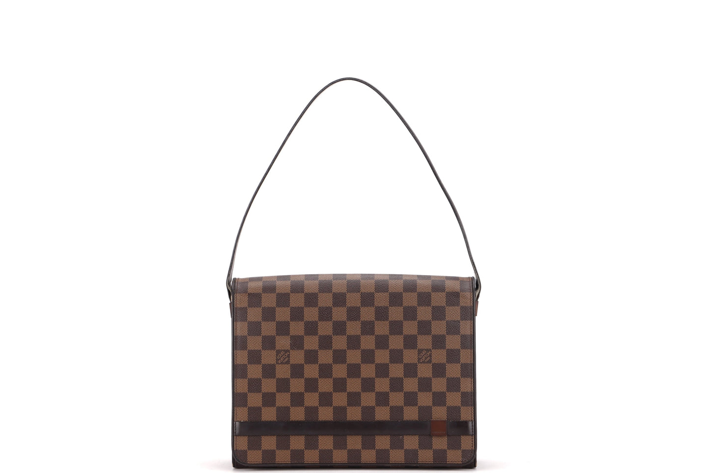 LOUIS VUITTON TRIBECA CARRE ( ) DAMIER EBENE, NO DUST COVER & BOX Handbag