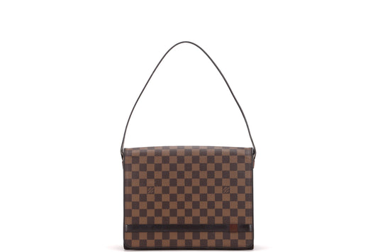 LOUIS VUITTON TRIBECA CARRE ( ) DAMIER EBENE, NO DUST COVER & BOX Handbag