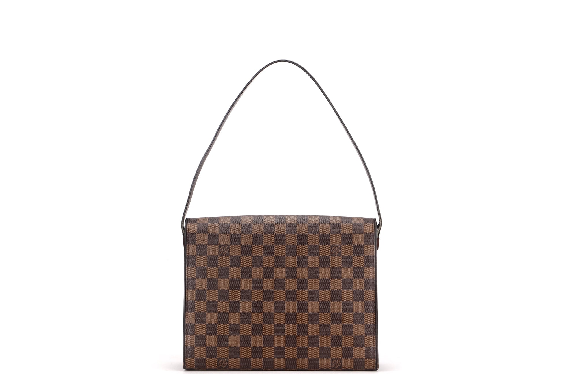 LOUIS VUITTON TRIBECA CARRE ( ) DAMIER EBENE, NO DUST COVER & BOX Handbag