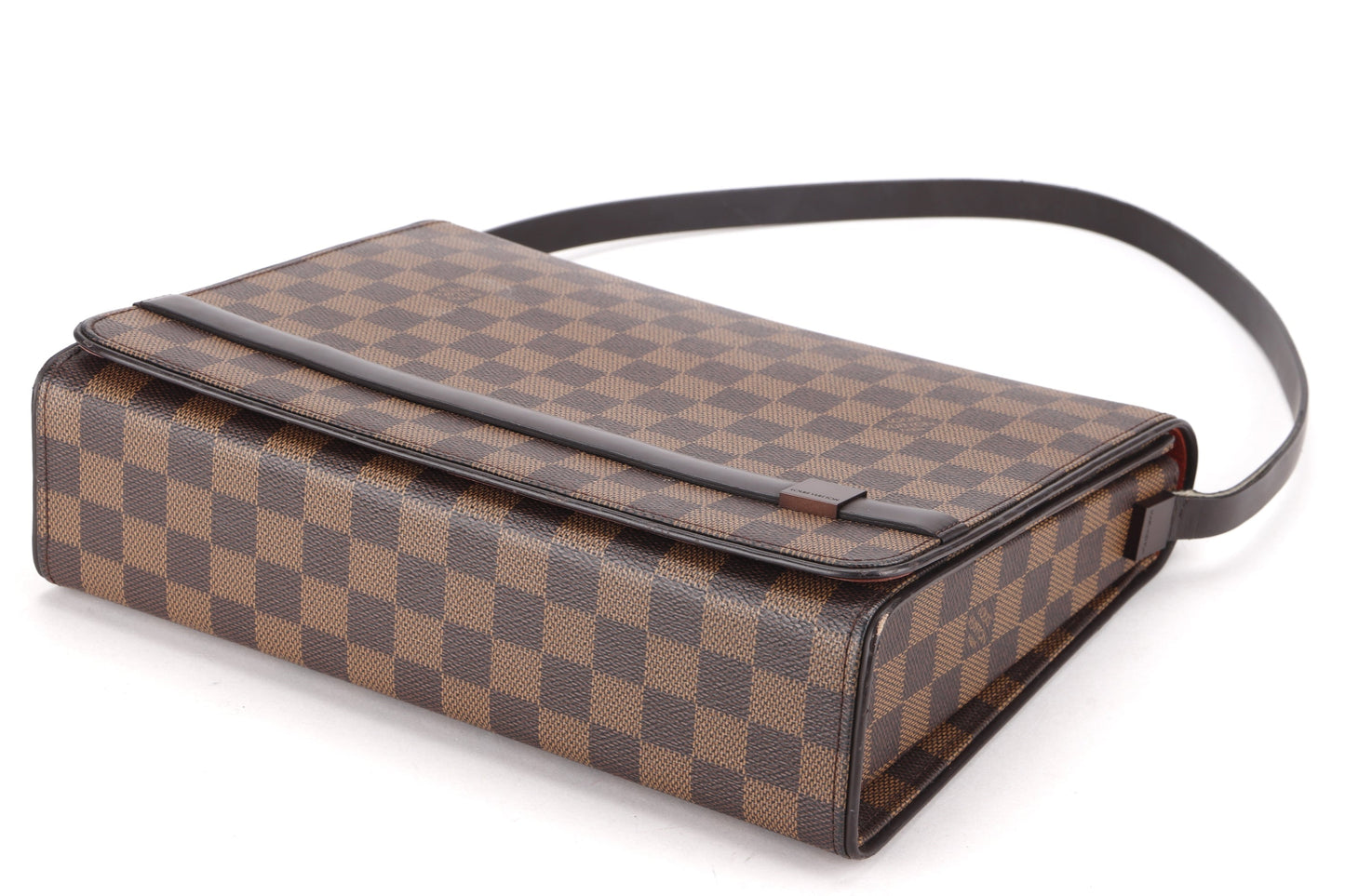 LOUIS VUITTON TRIBECA CARRE ( ) DAMIER EBENE, NO DUST COVER & BOX Handbag