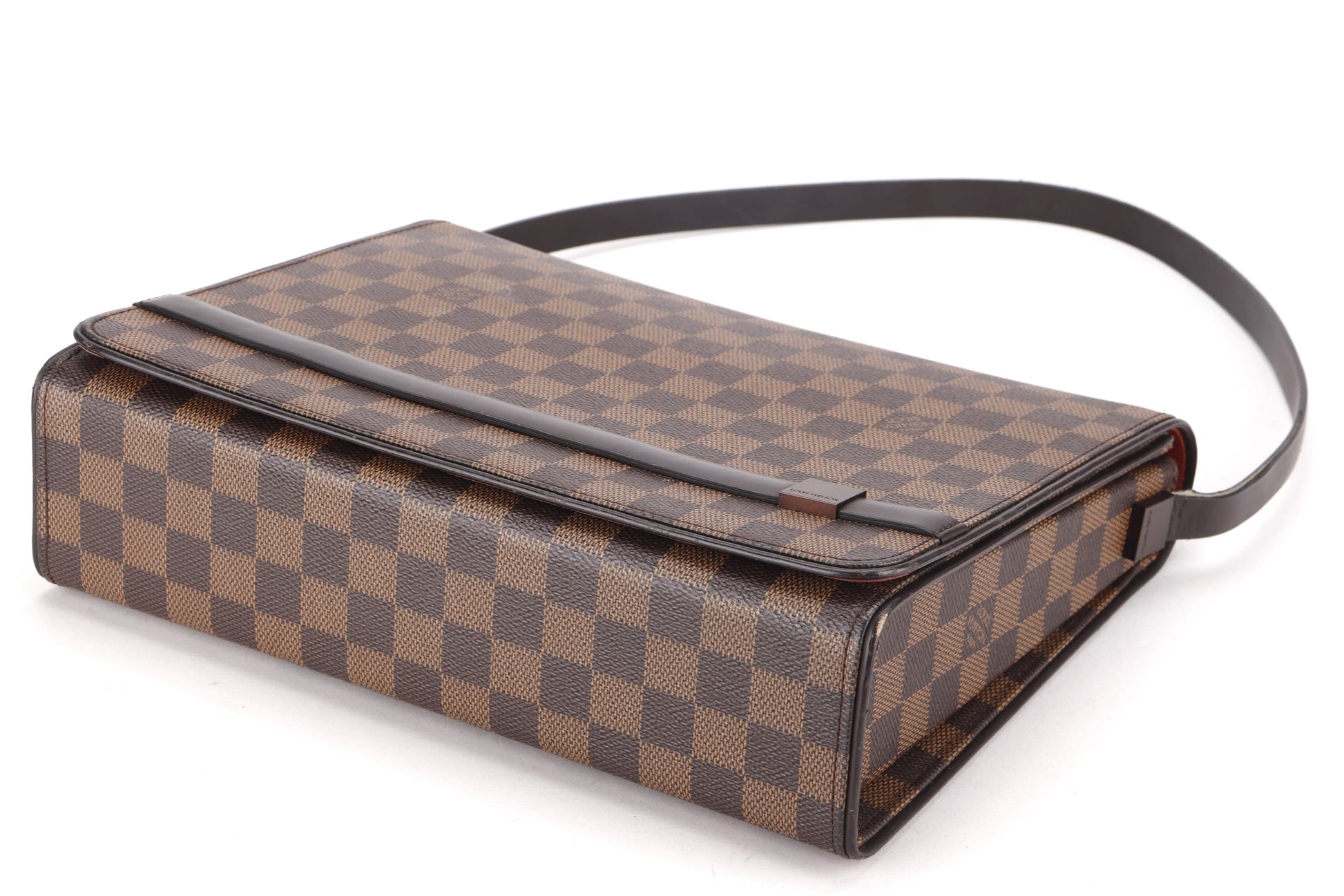 LOUIS VUITTON TRIBECA CARRE ( ) DAMIER EBENE, NO DUST COVER & BOX Handbag