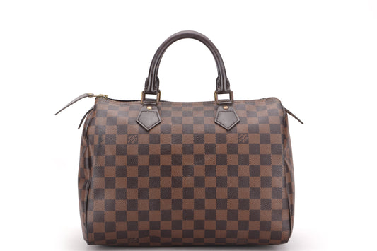 LOUIS VUITTON ( ) DAMIER EBENE, NO KEYS, LOCK & DUST COVER Handbag