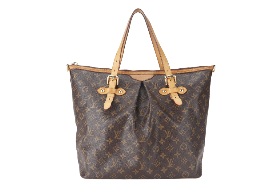 LOUIS VUITTON PALERMO GM MONOGRAM CANVAS 2WAY BAG GOLD HARDWARE NO DUST COVER