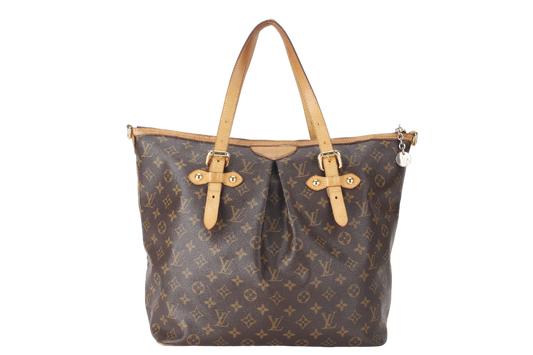 LOUIS VUITTON PALERMO GM MONOGRAM CANVAS 2WAY BAG GOLD HARDWARE NO DUST COVER