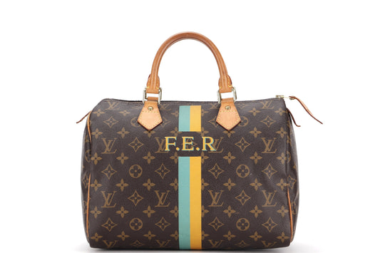 LOUIS VUITTON ( ) MONOGRAM CANVAS GOLD HARDWARE, WITH KEYS & LOCK, NO DUST COVER Handbag
