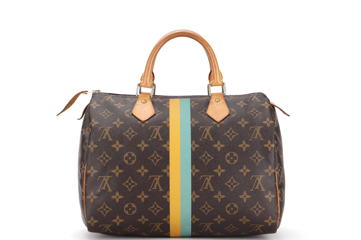 LOUIS VUITTON ( ) MONOGRAM CANVAS GOLD HARDWARE, WITH KEYS & LOCK, NO DUST COVER Handbag