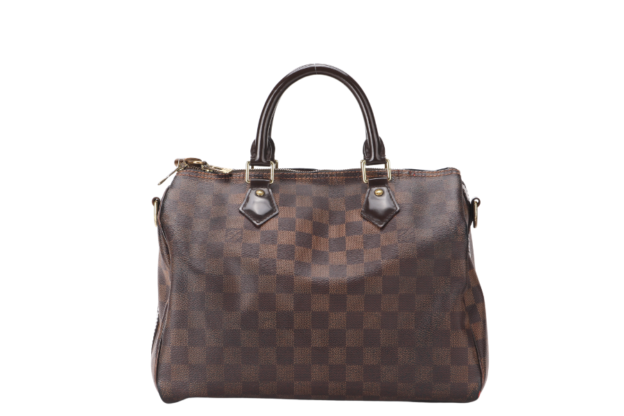 LOUIS VUITTON BANDOULIER 30 ( ) DAMIER EBENE CANVAS GOLD HARDWARE WITH STRAP NO DUST COVER Handbag