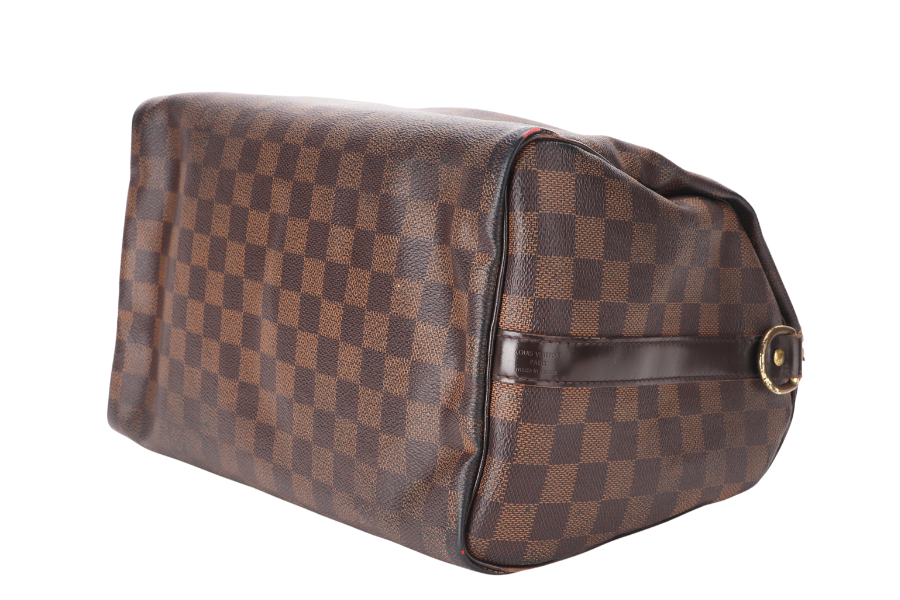 LOUIS VUITTON BANDOULIER 30 ( ) DAMIER EBENE CANVAS GOLD HARDWARE WITH STRAP NO DUST COVER Handbag