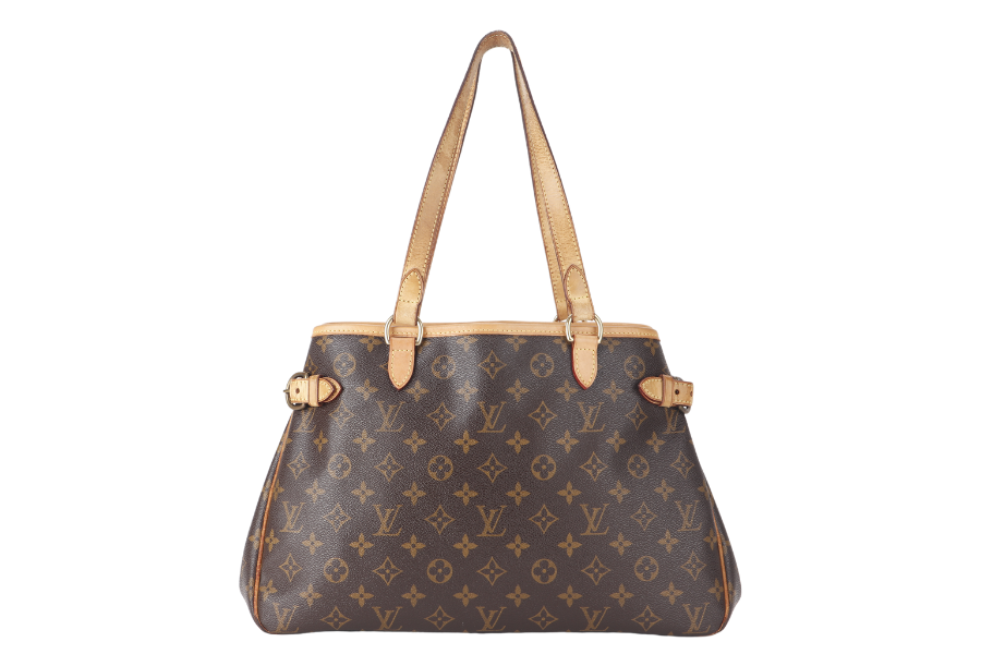 LOUIS VUITTON BATIGNOLLES TOTE BAG MONOGRAM CANVAS GOLD HARDWARE WITH DUST COVER