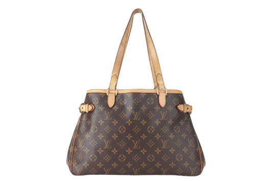 LOUIS VUITTON BATIGNOLLES TOTE BAG MONOGRAM CANVAS GOLD HARDWARE WITH DUST COVER