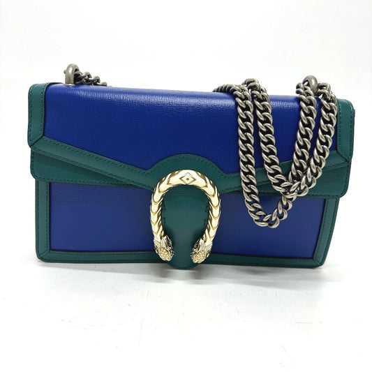 GUCCI Shoulder Bag 400249 leather blue By color Duonisos