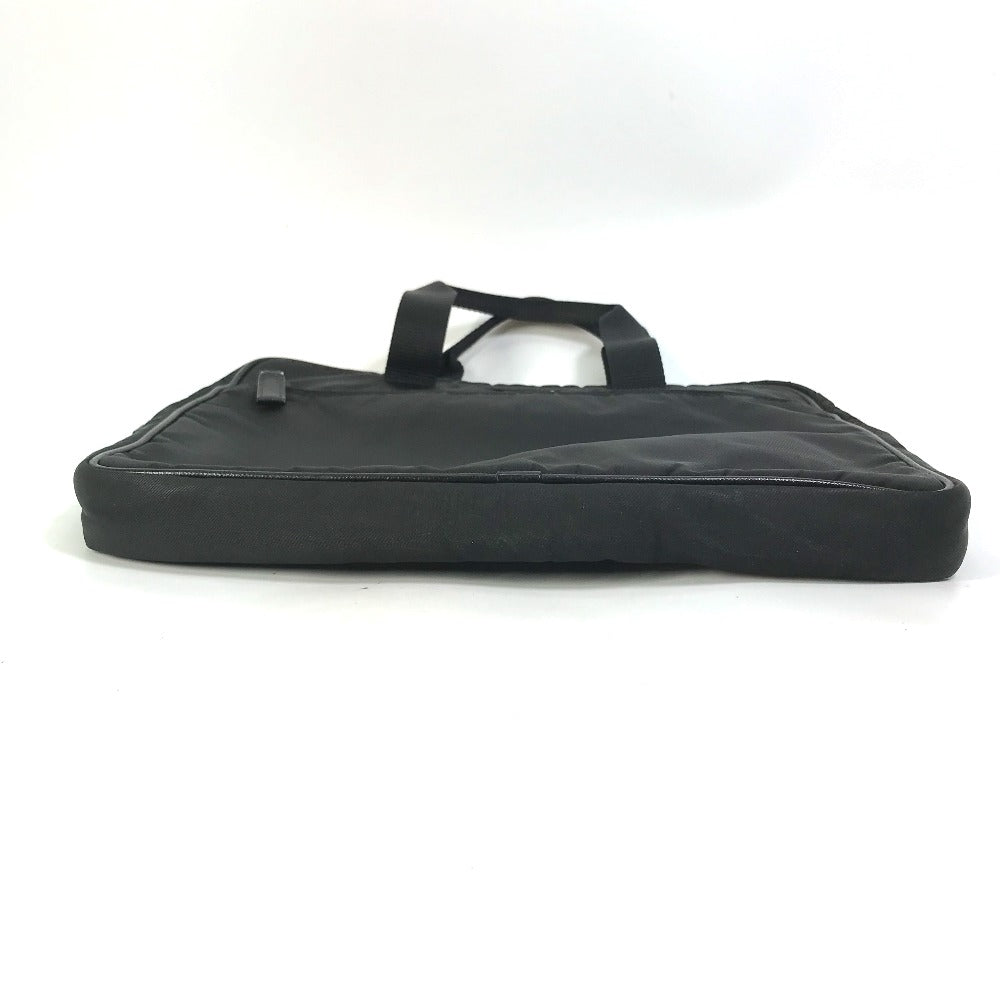 PRADA Business bag Nylon black Bag Triangle logo plate mens