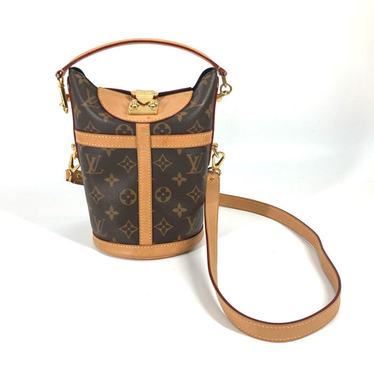 LOUIS VUITTON Shoulder Bag Monogram canvas Brown Monogram Duffel bag Women