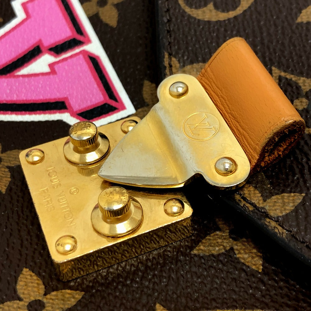 LOUIS VUITTON Handbag Monogram canvas Brown Pochette Metis MM Women