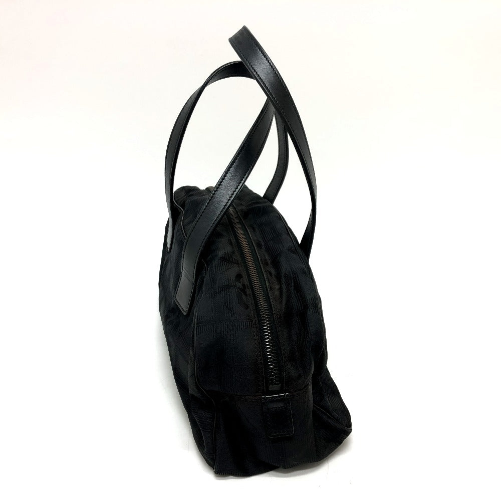 CHANEL Boston Duffel bag A15828 Leather nylon black New travel line Women d