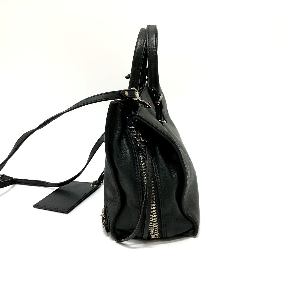 BALENCIAGA Handbag 370926 leather gray paper Women