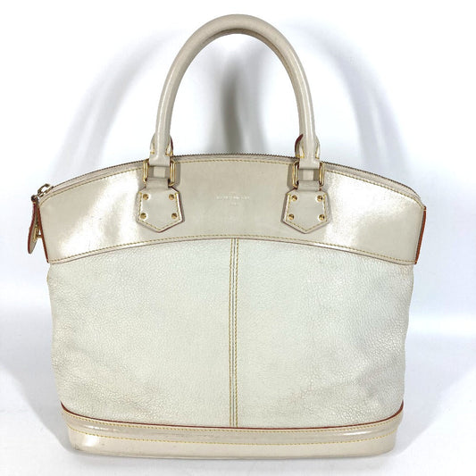 LOUIS VUITTON Handbag Suhari leather white Suhari LockitMM Women
