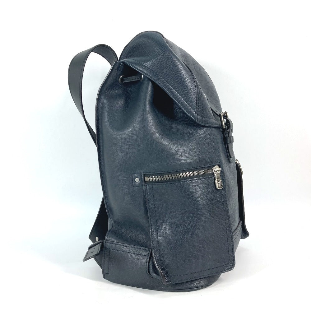 LOUIS VUITTON Backpack Utah leather Navy Utah Canyon Backpack