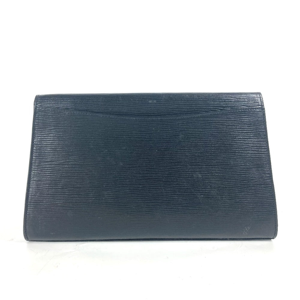 LOUIS VUITTON Clutch bag Epi Leather black Epi Art deco Women
